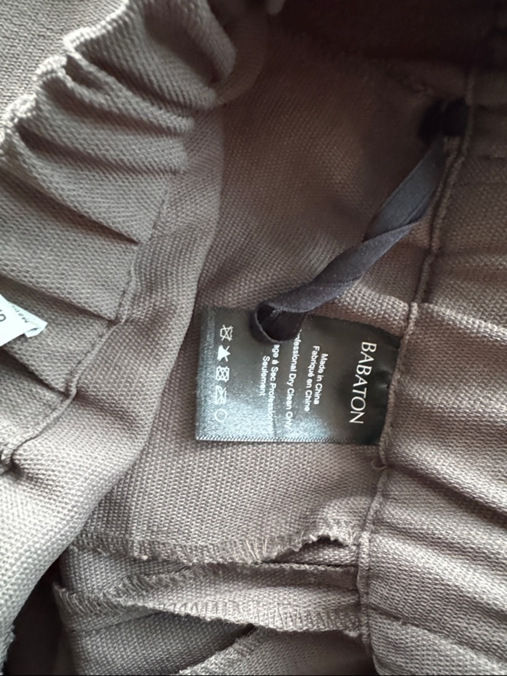 Olive green Babaton Dress pant - Picture 7 of 7